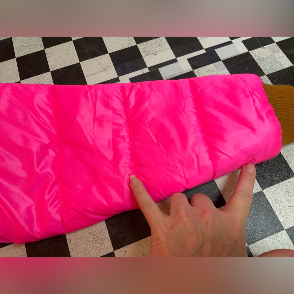 Aviator Nation Pink 5 Stripes Trekker Jacket sz 14 - Picture 11 of 13
